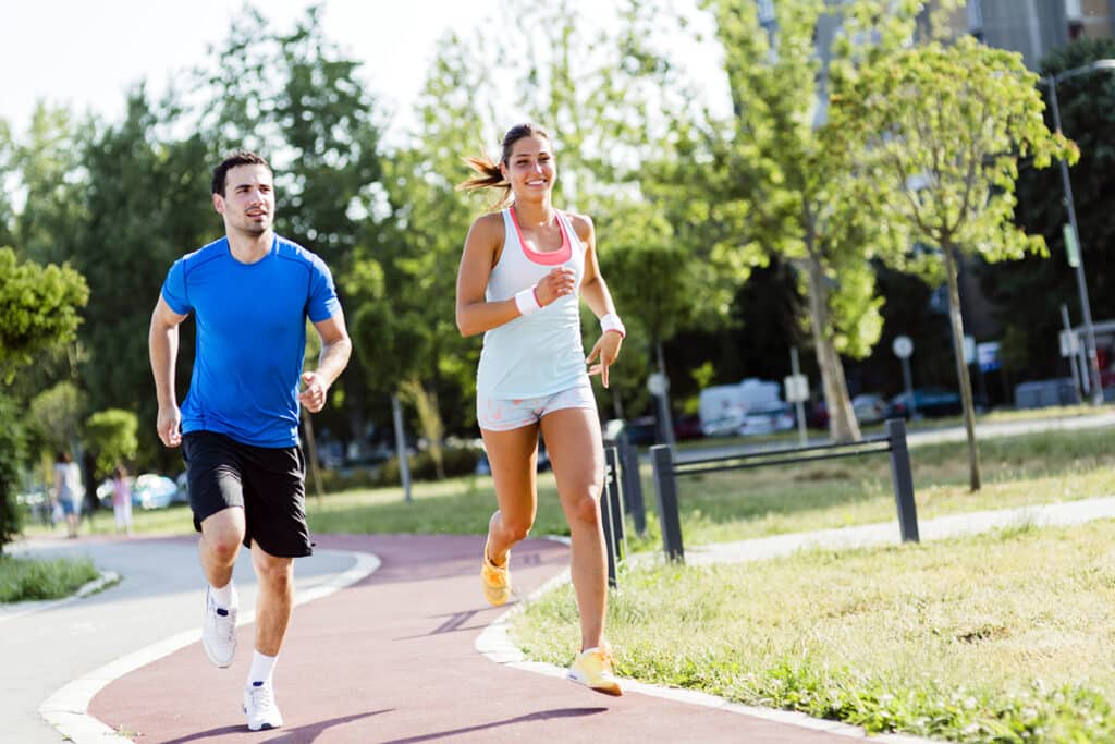 effects of running on major health indicators